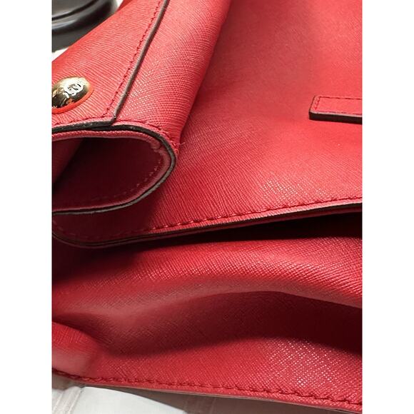 Michael Kors Red Hamilton Handbag - Picture 3 of 16
